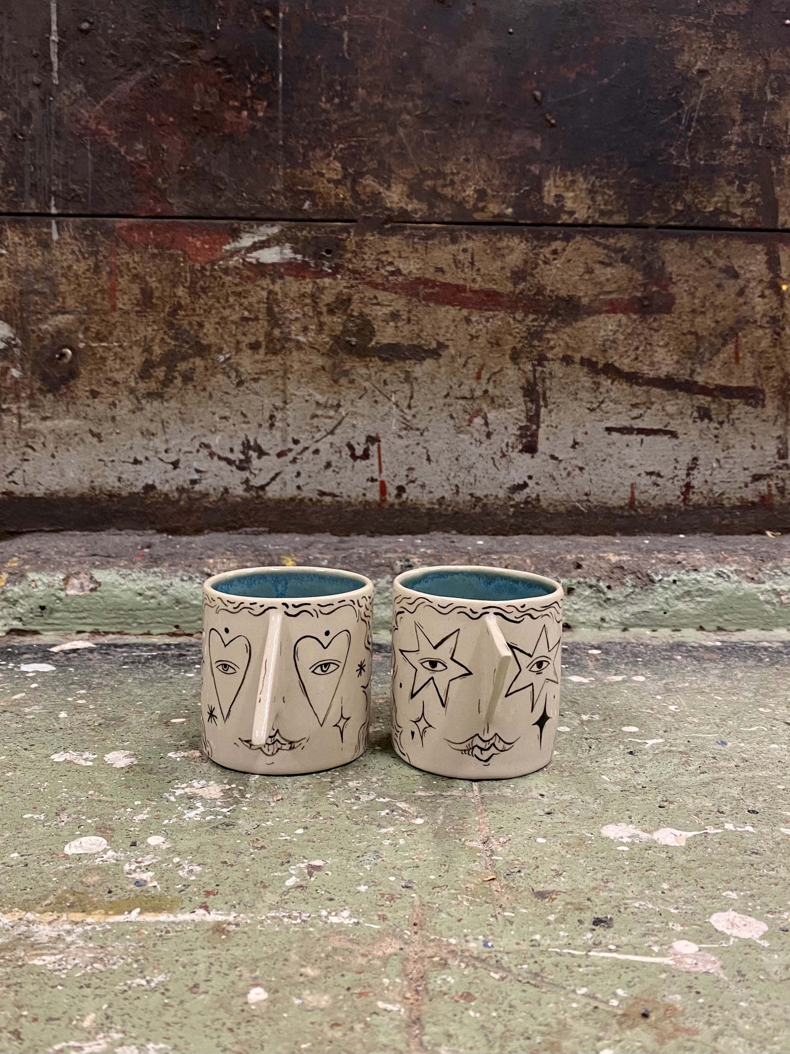 Portrait Cups I & II